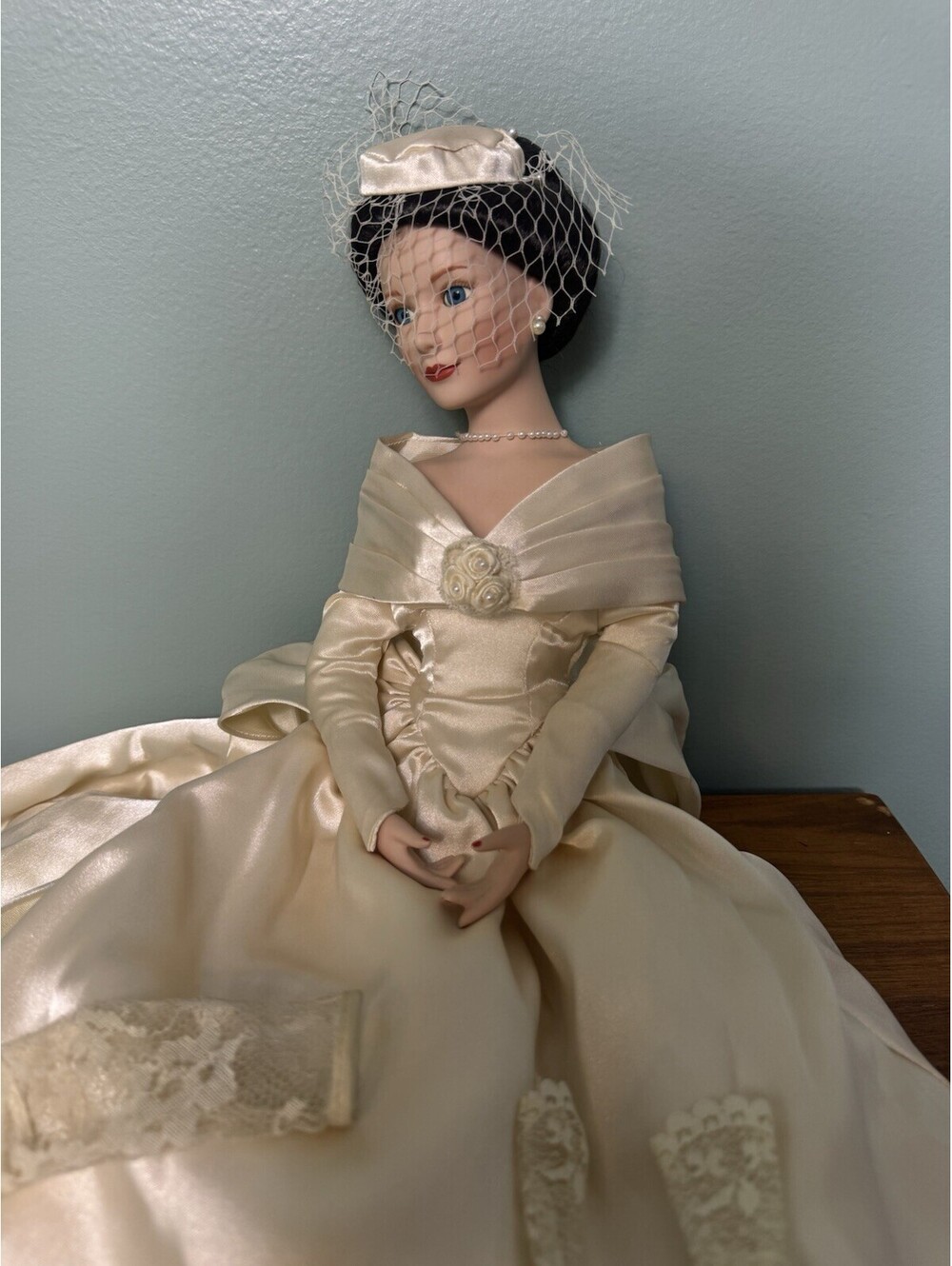 1994 "Beth's 1960's Wedding Dress" porcelain doll from The Ashton-Drake